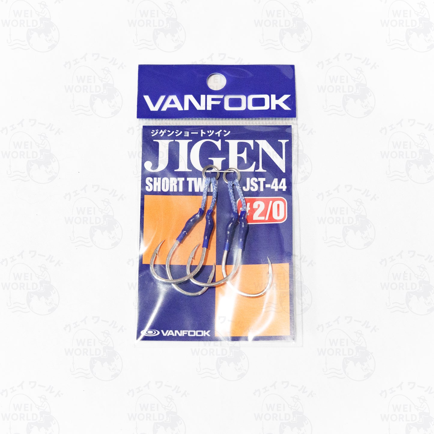 Vanfook Jigen Light/Short/Hyper Twin Hooks