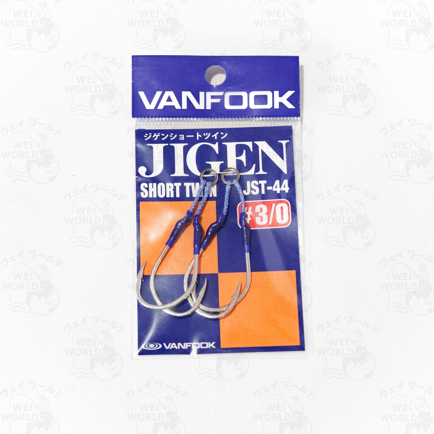 Vanfook Jigen Light/Short/Hyper Twin Hooks